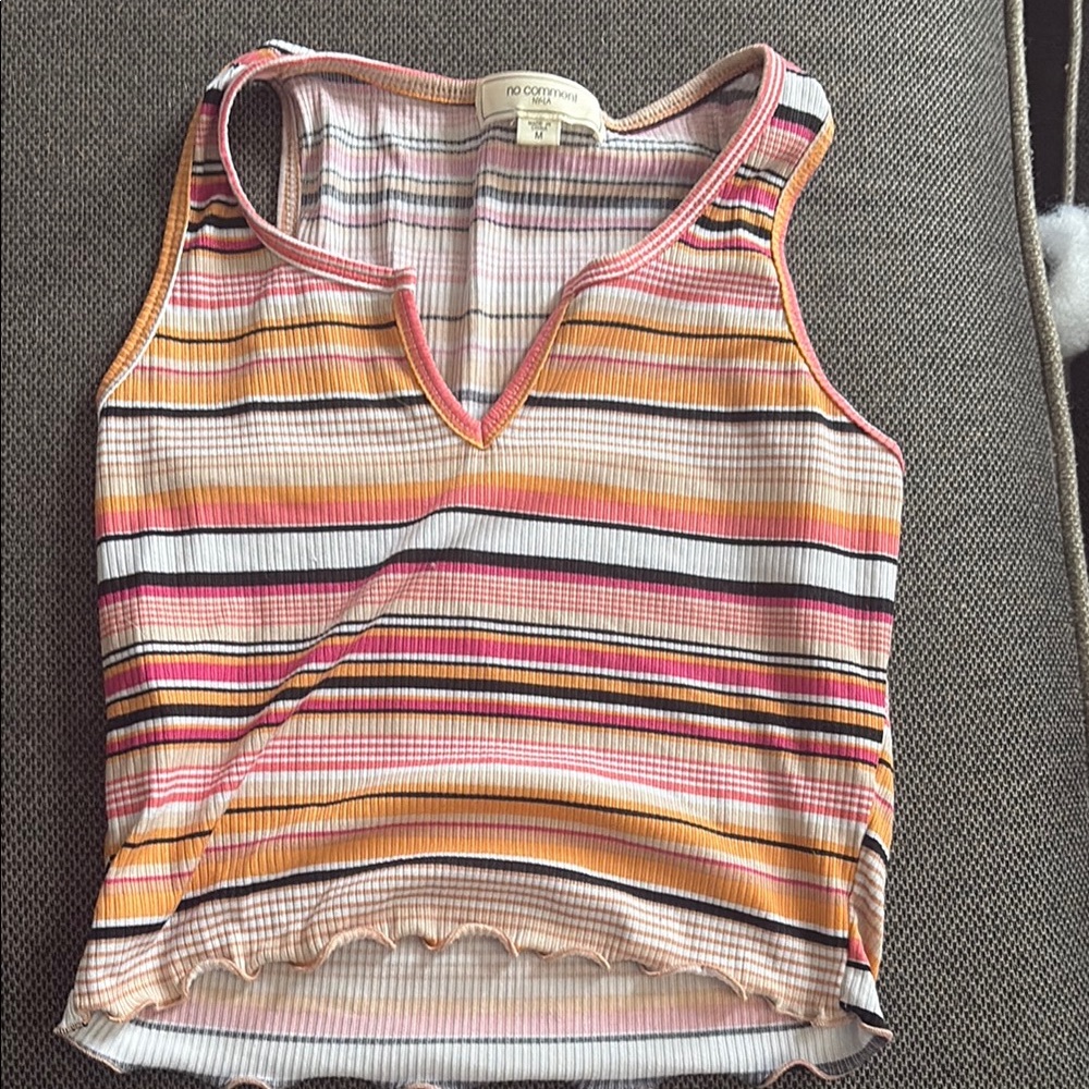 Women's Multicolor Striped Top